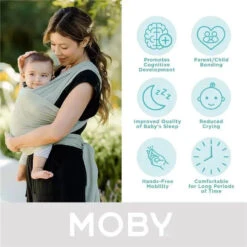 Moby - Pear Wrap Baby Carrier 8 Moby - Pear Wrap Baby Carrier -Baby Ease Deals Store moby pear wrap baby carrier image 3