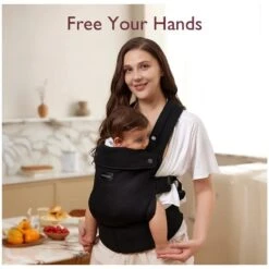 Momcozy - Baby Carrier Newborn To Toddler, Black -Baby Ease Deals Store momcozy baby carrier newborn to toddler black image 8