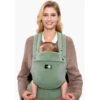 Momcozy - Baby Carrier With Natural Cotton Linen, Sage Green