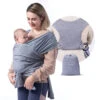 Momcozy - Baby Wrap Carrier, Grey