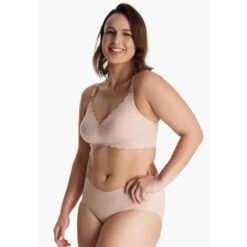 Momcozy - Yn46 Seamless Floral Push Up Nursing Bra-Oyster Pink, Xl -Baby Ease Deals Store momcozy yn46 seamless floral push up nursing bra oyster pink xl image 6