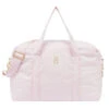 Moschino Baby - Striped Diaper Bag With Bear Patch Changing Mat Light Pink