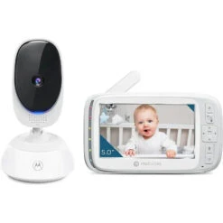 Motorola - VM75 Indoor Video Baby Monitor With Camera