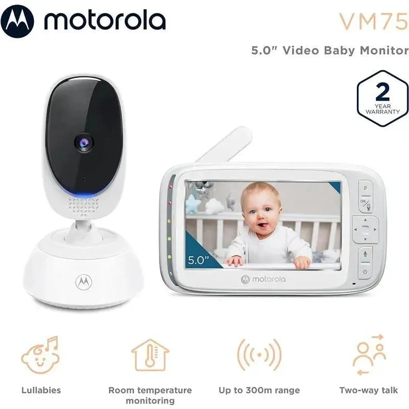 Motorola - VM75 Indoor Video Baby Monitor With Camera 3 Motorola - VM75 Indoor Video Baby Monitor With Camera - Image 3