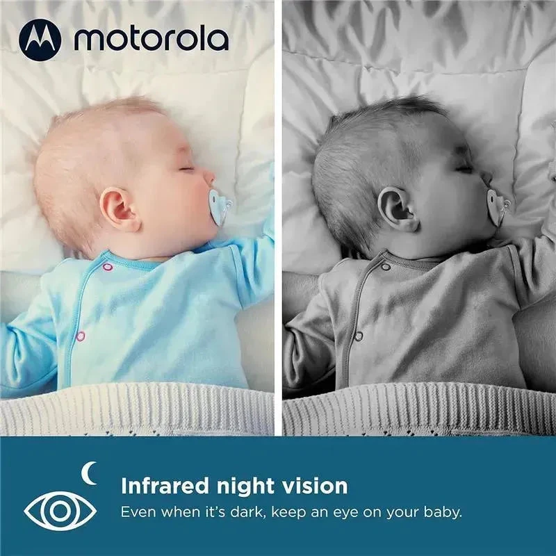 Motorola - VM75 Indoor Video Baby Monitor With Camera 5 Motorola - VM75 Indoor Video Baby Monitor With Camera - Image 5