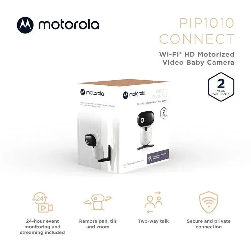 Motorola - Baby Monitor Camera PIP1010 WiFi Motorized Video Camera 2 Motorola - Baby Monitor Camera PIP1010 WiFi Motorized Video Camera - Image 2