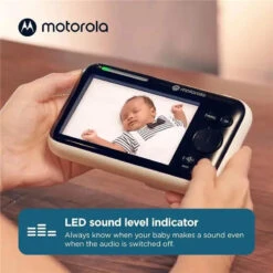 Motorola - 5 WiFi Video Baby Monitor With Camera 13 Motorola - 5 WiFi Video Baby Monitor With Camera -Baby Ease Deals Store motorola hd connect 5 1080p remote pan tilt video baby monitor image 7