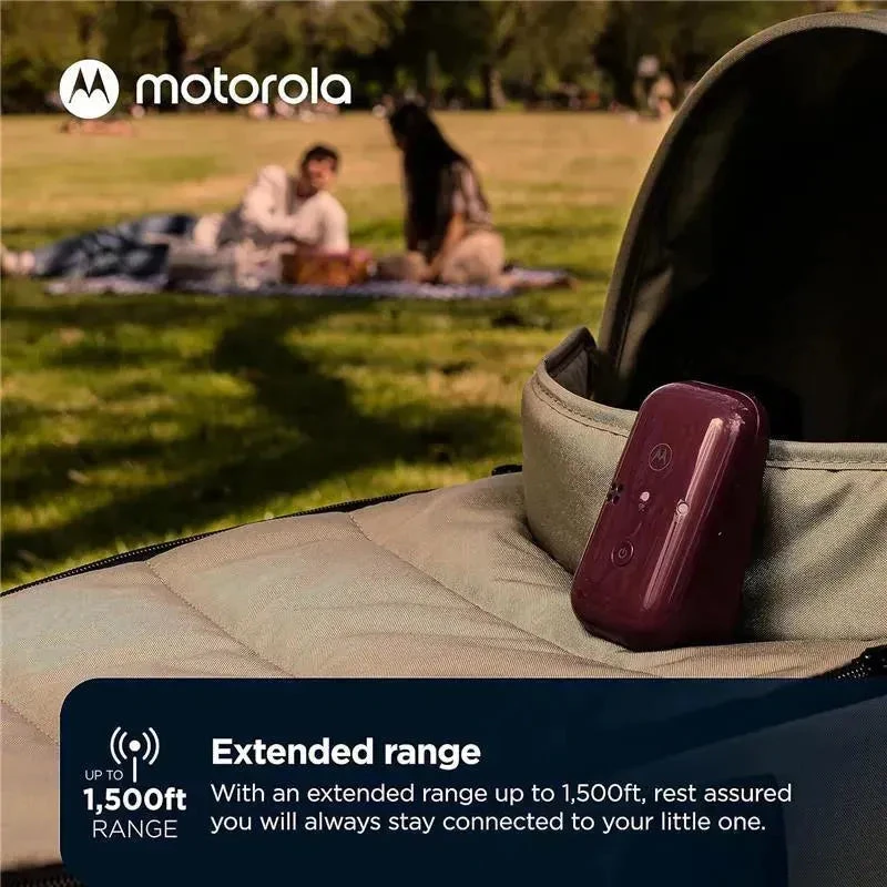 Motorola - Audio-Only Portable Baby Monitor With Rechargeable Batteries 4 Motorola - Audio-Only Portable Baby Monitor With Rechargeable Batteries - Image 4