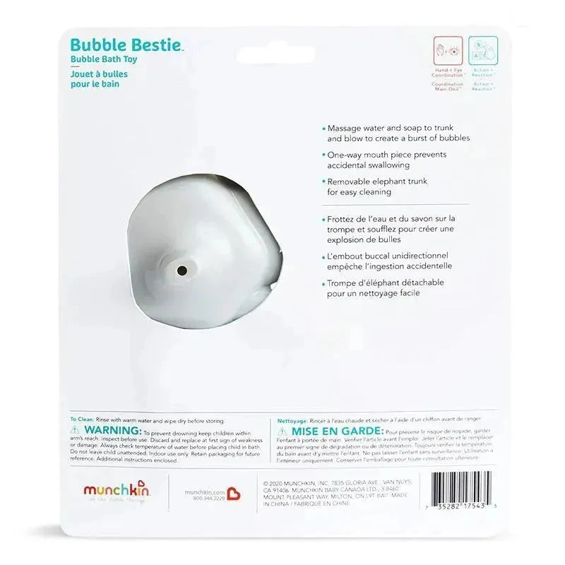 Munchkin Bubble Bestie Bubble Bath Toy, Elephant Bubbler Bath Toy 2 Munchkin Bubble Bestie Bubble Bath Toy, Elephant Bubbler Bath Toy - Image 2