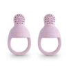 Mushie - 2Pk Silicone Baby Fresh Fruit & Food Feeder Pacifier, Soft Lilac