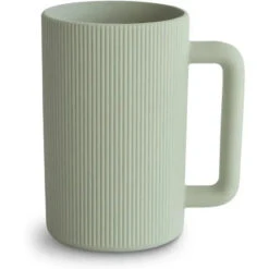 Mushie - Baby Bath Rinse Cup, 100% Food Grade Silicone, Sage