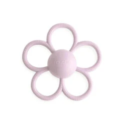 Mushie - Silicone Baby Daisy Rattle Teether Toy