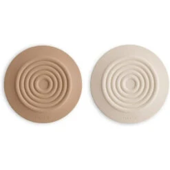 Mushie - Silicone Drain Stopper 2-Pk, Natural/Shifting Sand