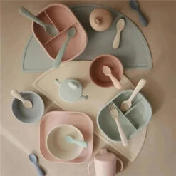 Mushie - Silicone Toddler Starter Spoons, 2 Pack, Natural/Shifting Sand -Baby Ease Deals Store mushie silicone toddler starter spoons 2 pack natural shifting sand image 8