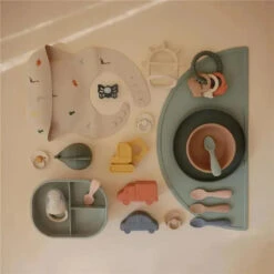 Mushie - Silicone Toddler Starter Spoons, 2 Pack, Tradewinds/Shifting Sand -Baby Ease Deals Store mushie silicone toddler starter spoons 2 pack tradewinds shifting sand image 5