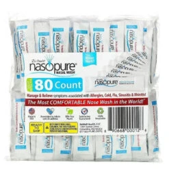 Nasopure Bottle Nasal Wash System Refill Kit 80Ct