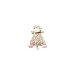 Demdaco - Sadie Pink Giraffe Rattle Blankie