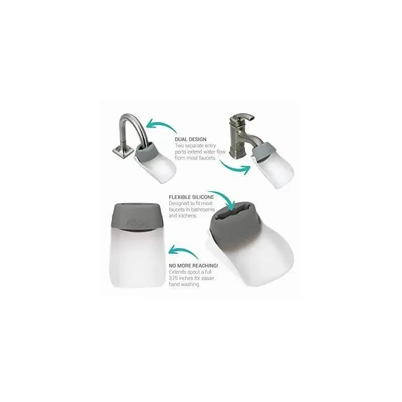 Nuby - 2 Pk Adjustable Faucet Extender 3 Nuby - 2 Pk Adjustable Faucet Extender - Image 3