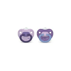 Nuk Pacifiers Orthodontic Fashion Girl 2 Pack
