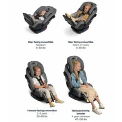 Nuna - EXEC All-In-One Convertible Car Seat, Granite -Baby Ease Deals Store nuna car seat exec all in one granite image 9