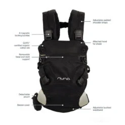 Nuna - Cudl Clik Carrier, Caviar -Baby Ease Deals Store nuna cudl clik carrier caviar image 9