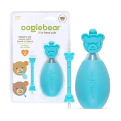 Oogiebear - Baby Bear Pair Nasal Aspirator With Booger Picker And Ear Cleaner, Blue