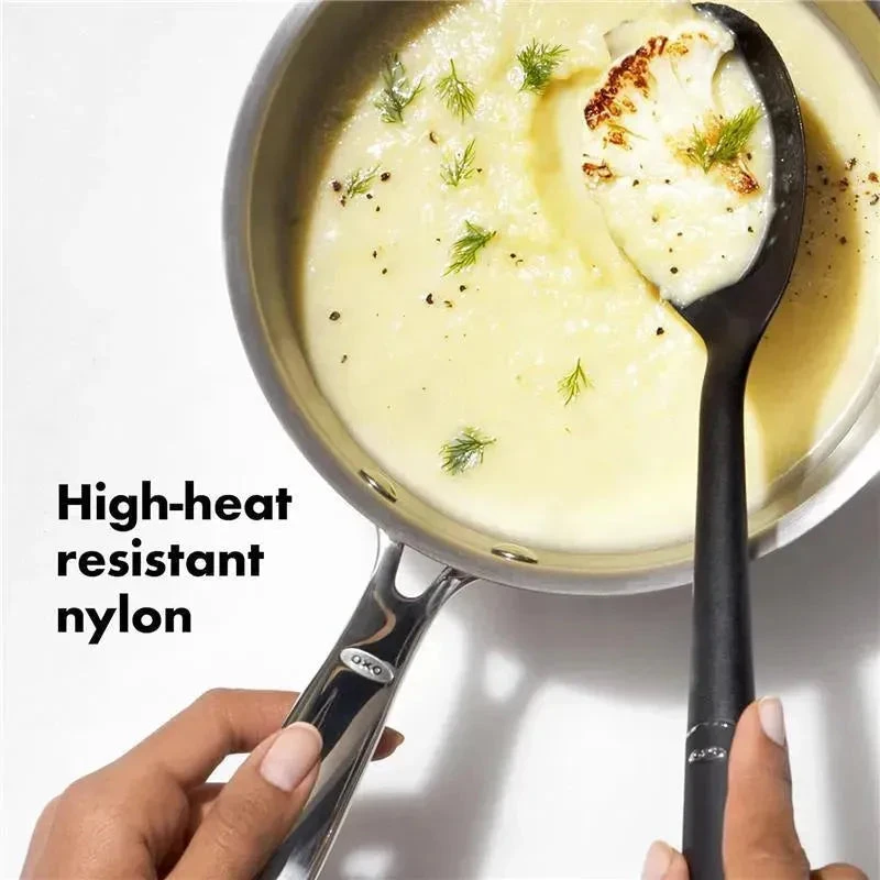 Oxo - Good Grips Nylon Spoon, Black 4 Oxo - Good Grips Nylon Spoon, Black - Image 4