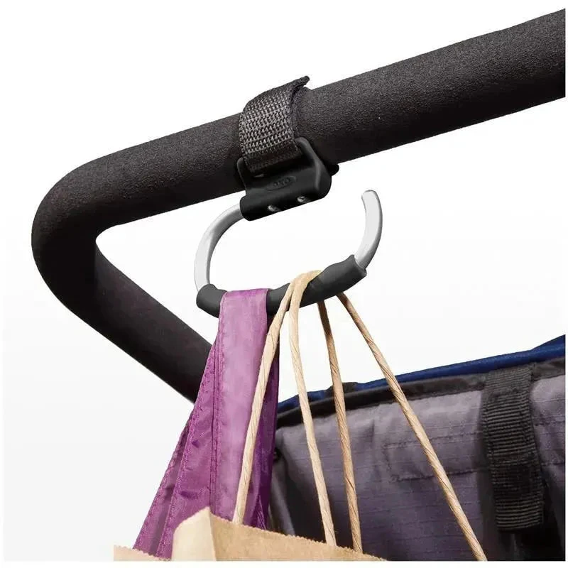 Oxo - 2Pk Tot Handy Stroller Hook, Grey 2 Oxo - 2Pk Tot Handy Stroller Hook, Grey - Image 2