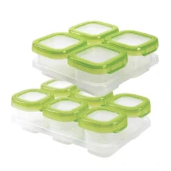 OXO Tot 12-Piece Baby Blocks Set, Tot Green