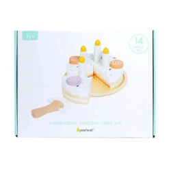 Pearhead - Celebration Montessori Birthday Cake Toy Set, 14 Piece Wooden Play Toy Set -Baby Ease Deals Store pearhead celebration montessori birthday cake toy set 14 piece wooden play toy set image 8