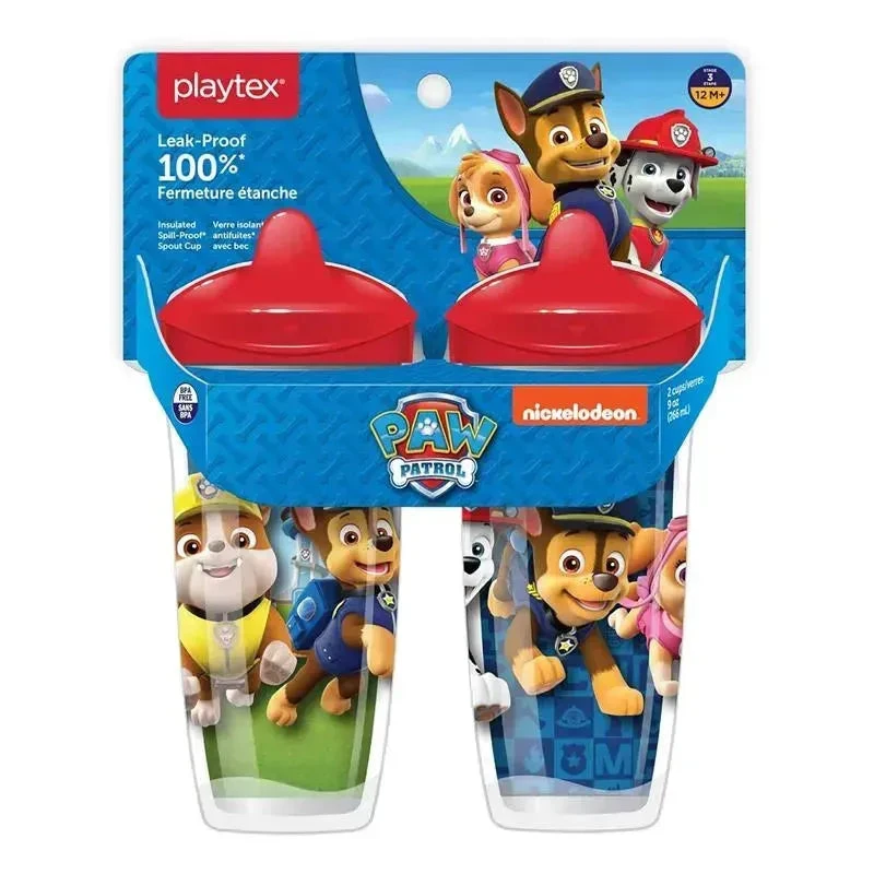 Playtex - Sipsters Stage 3 Paw Patrol Spill-Proof, Leak-Proof, Break-Proof Spout Cup For Boys, 9 Ounce, Pack Of 2, Red 1 Playtex - Sipsters Stage 3 Paw Patrol Spill-Proof, Leak-Proof, Break-Proof Spout Cup For Boys, 9 Ounce, Pack Of 2, Red