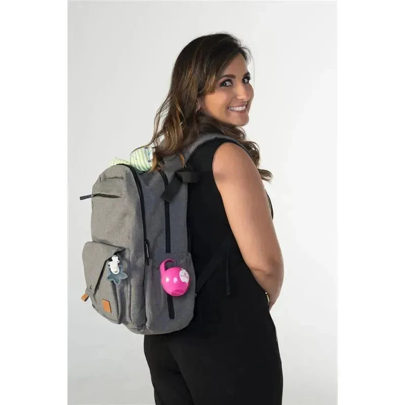 Primo Passi - PerTutti Baby Diaper Bag Backpack, Black Melange 10 Primo Passi - PerTutti Baby Diaper Bag Backpack, Black Melange - Image 10