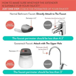 Prince Lionheart - Faucet Extender, Galactic Gray -Baby Ease Deals Store prince lionheart faucet extender galactic gray image 7