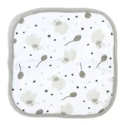 Rose Textiles - 4 Pc Washcloth Set, Elephant & Balloon Grey 6 Rose Textiles - 4 Pc Washcloth Set, Elephant & Balloon Grey -Baby Ease Deals Store rose textiles 4 pc washcloth set elephant balloon grey image 3