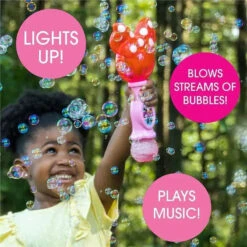 Sandy Ruben - Little Kids Disney Minnie Mouse Lights And Sound Musical Bubble Wand -Baby Ease Deals Store sandy ruben little kids disney minnie mouse lights and sound musical bubble wand image 4
