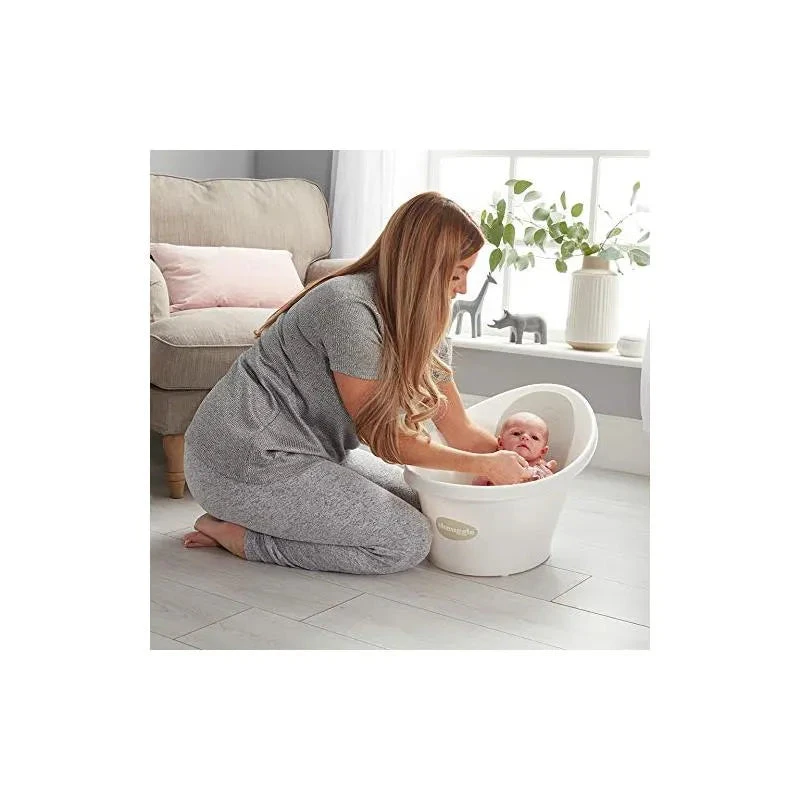 Shnuggle® Shnuggle - Newborn Baby Bath With Plug, White 4 Shnuggle® Shnuggle - Newborn Baby Bath With Plug, White - Image 4