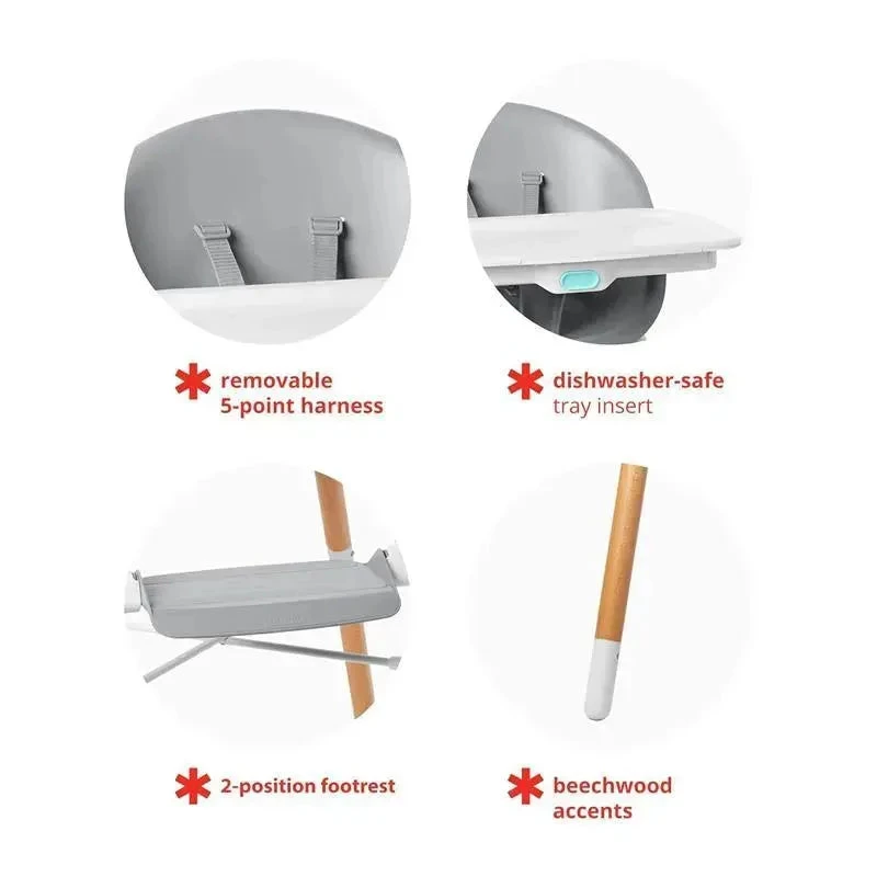 Skip Hop - EON 4-in-1 High Chair Oat 2 Skip Hop - EON 4-in-1 High Chair Oat - Image 2