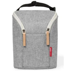 Skip Hop - Grab & Go Double Bottle Bag, Grey Melange