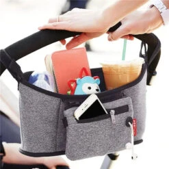 Skip Hop Grab & Go Stroller Organizer, Heather Grey -Baby Ease Deals Store skip hop grab go stroller organizer heather grey image 9