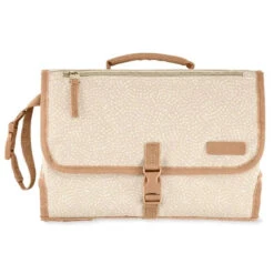 Skip Hop - Portable Baby Changing Pad, Pronto, Beige Swirl Dot