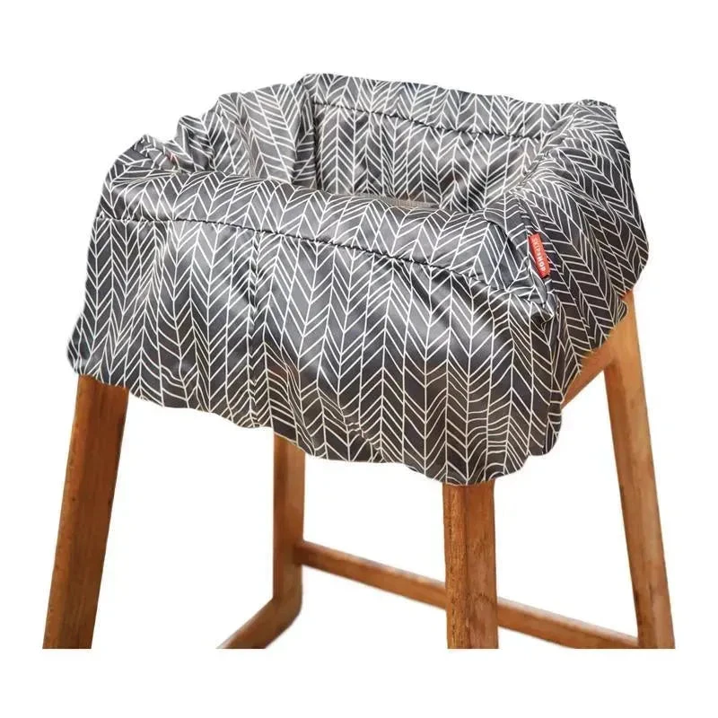 Skip Hop - Shopping Cart Cover, Grey Feather 5 Skip Hop - Shopping Cart Cover, Grey Feather - Image 5