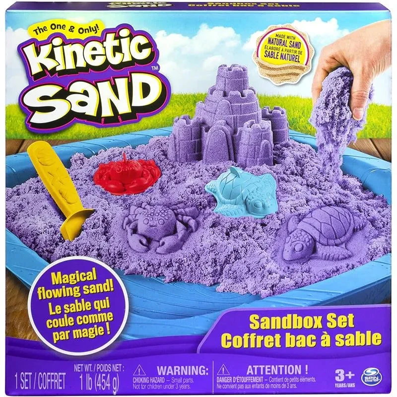 Spin Master Kinetic Sand Sandbox PlaySet - Purple 1 Spin Master Kinetic Sand Sandbox PlaySet - Purple