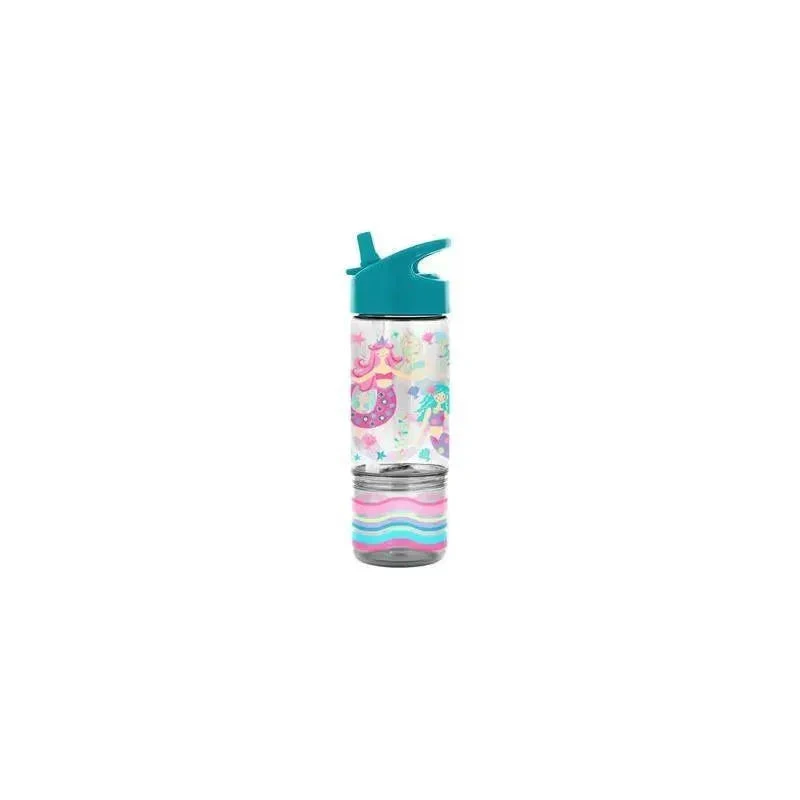 Stephen Joseph Snip And Snack Bottle - Mermaid 1 Stephen Joseph Snip And Snack Bottle - Mermaid