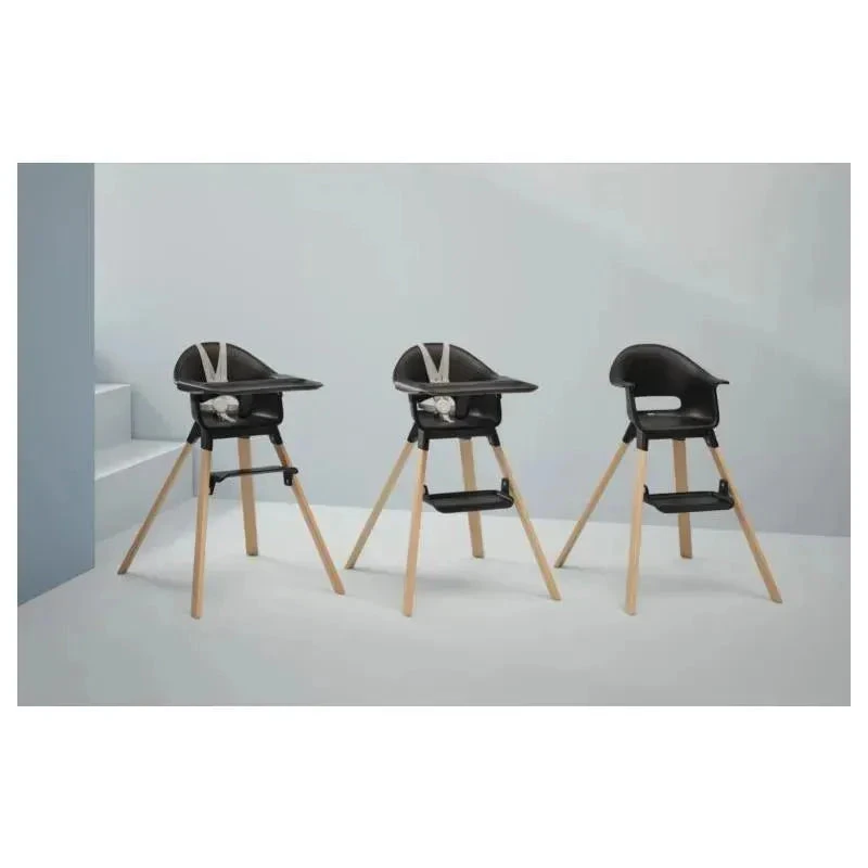 Stokke - Clikk High Chair, Black Natural 5 Stokke - Clikk High Chair, Black Natural - Image 5