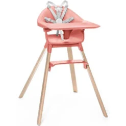 Stokke - Clikk High Chair, Sunny Coral 14 Stokke - Clikk High Chair, Sunny Coral -Baby Ease Deals Store stokke clikk high chair sunny coral image 7