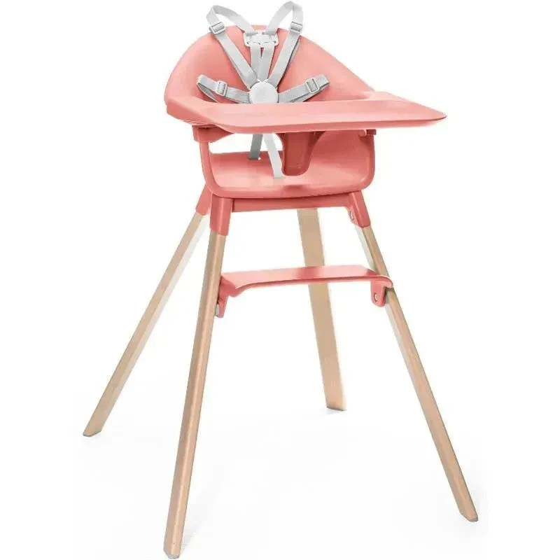 Stokke - Clikk High Chair, Sunny Coral 4 Stokke - Clikk High Chair, Sunny Coral - Image 4