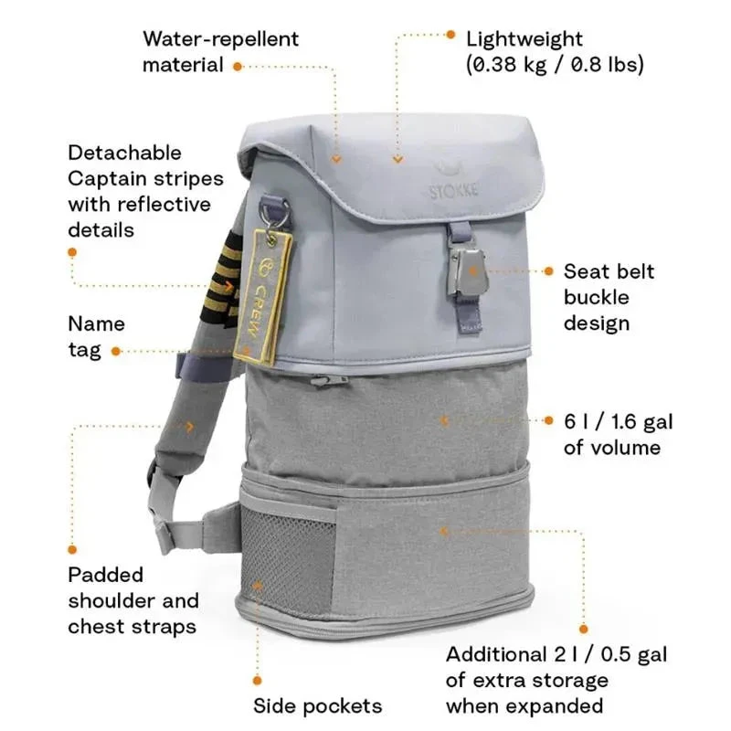 Stokke - Jetkids Backpack Sea Green 3 Stokke - Jetkids Backpack Sea Green - Image 3