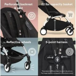 Stokke - Yoyo³ Stroller Bundle, Black And White & Toffee 6+ Color Pack -Baby Ease Deals Store stokke yoyo stroller bundle black and white toffee 6 color pack image 3
