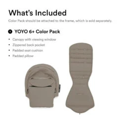 Stokke - Yoyo³ Stroller Bundle, Black And White & Toffee 6+ Color Pack -Baby Ease Deals Store stokke yoyo stroller bundle black and white toffee 6 color pack image 4