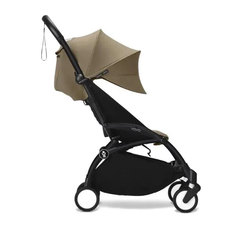 Stokke - Yoyo³ Stroller Bundle, Black Frame | Toffee 6+ Color Pack | Toffee Newborn Pack 3 Stokke - Yoyo³ Stroller Bundle, Black Frame | Toffee 6+ Color Pack | Toffee Newborn Pack - Image 3